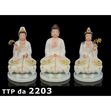 Tây Phương Tam Thế Phật 2203,12",16",19"