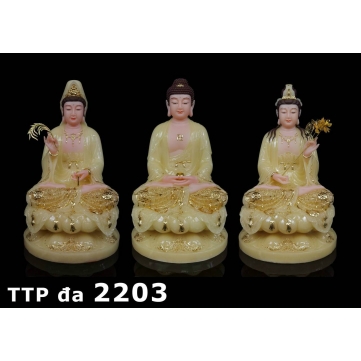 Tây Phương Tam Thế Phật 2203,12",16",19"