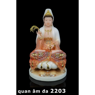 Quan âm Đá 2203 Xanh 12",16",19"