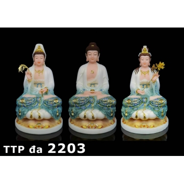 Tây Phương Tam Thế Phật 2203,12",16",19"