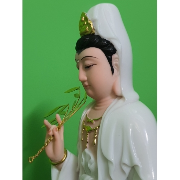 Quan Âm Đá Trắng 12 inch