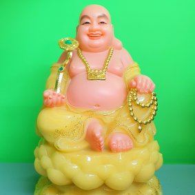 Di Lặc Ngồi Cao Vàng 16 inch