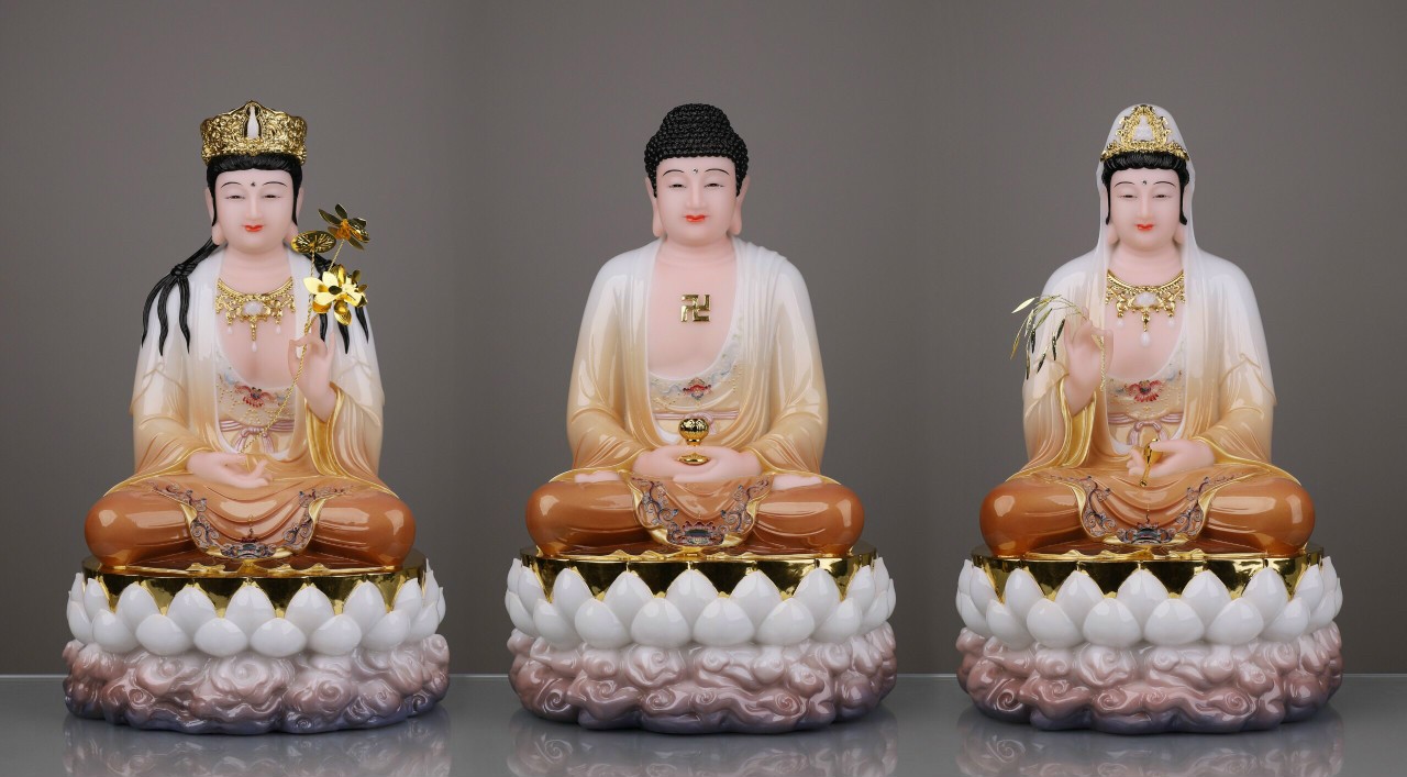 Tây Phương Tam Thế Phật 2307,12",16",19"
