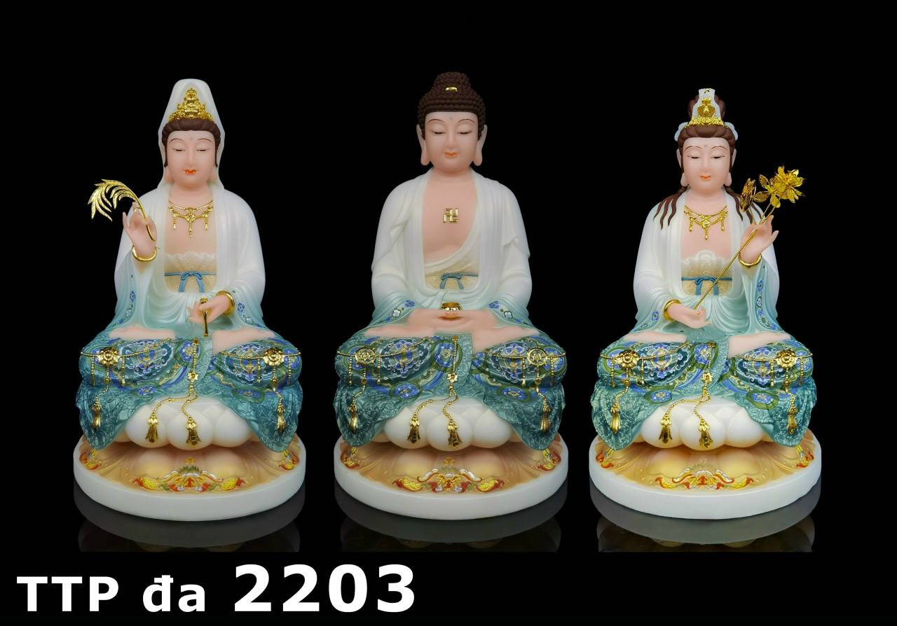 Tây Phương Tam Thế Phật 2203,12",16",19"