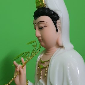 Quan Âm Đá Trắng 12 inch