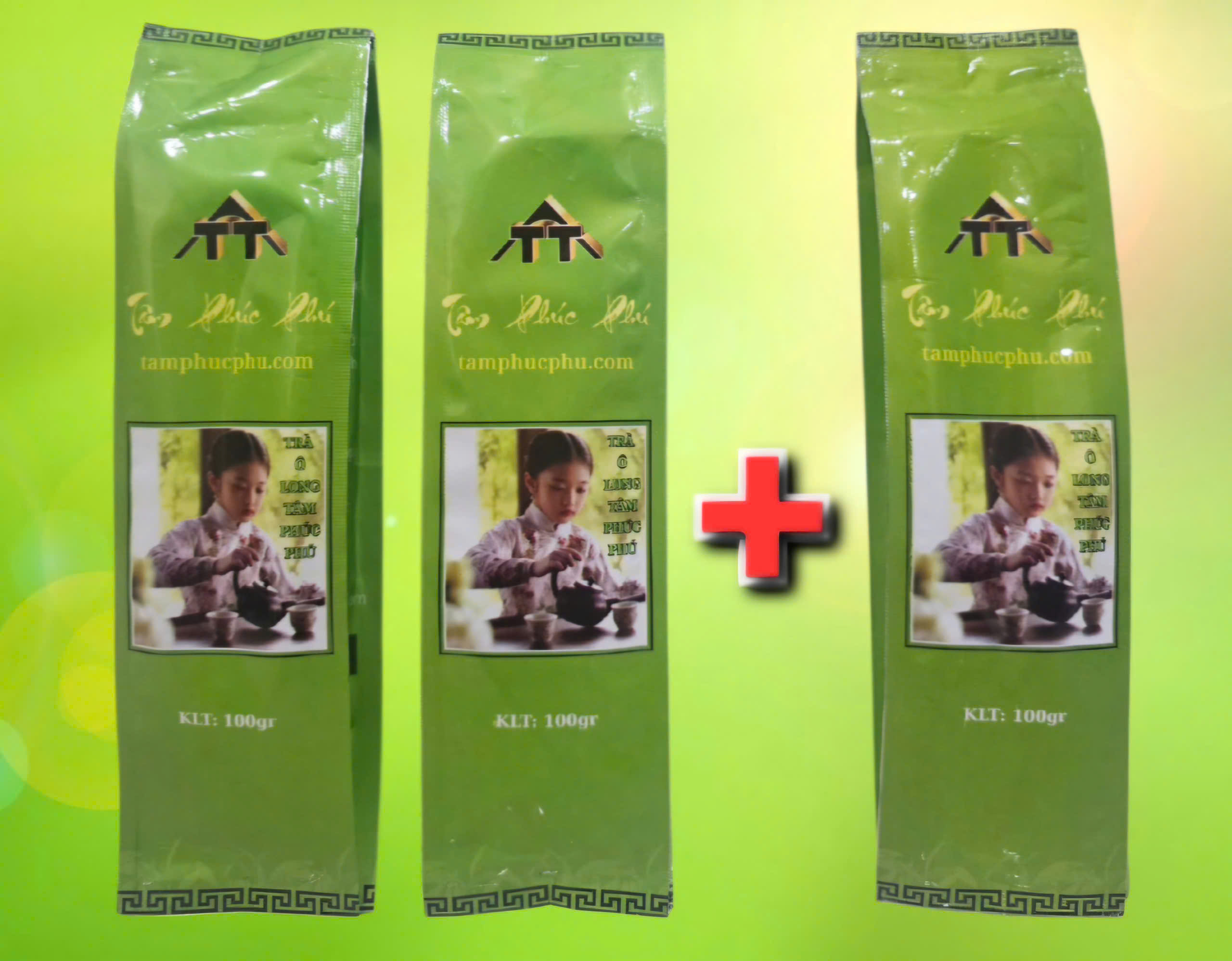 Mua 2 Tặng 1 - Trà Ô Long Tâm Phúc Phú