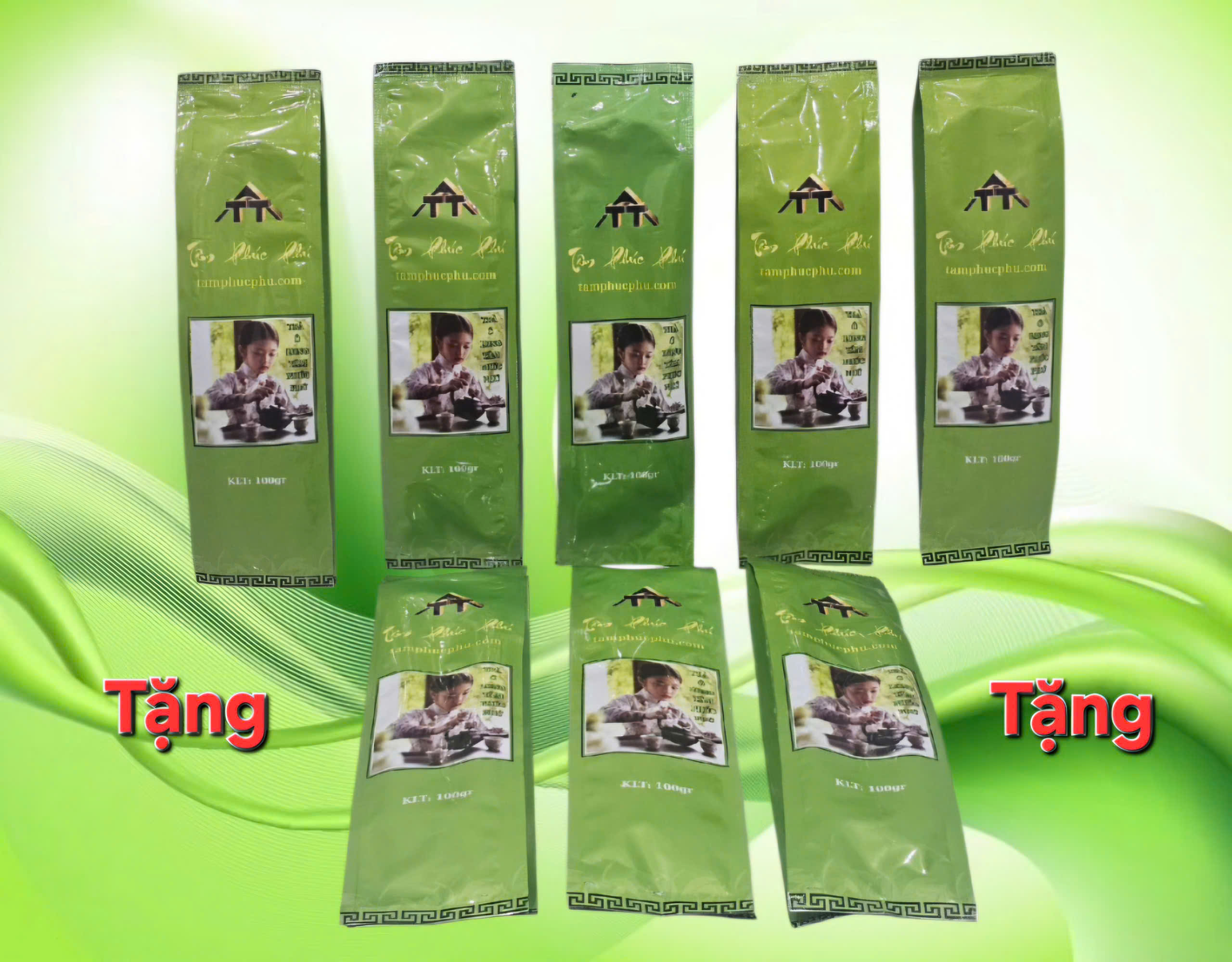 Mua 5 Tặng 3 - Trà Ô Long Tâm Phúc Phú